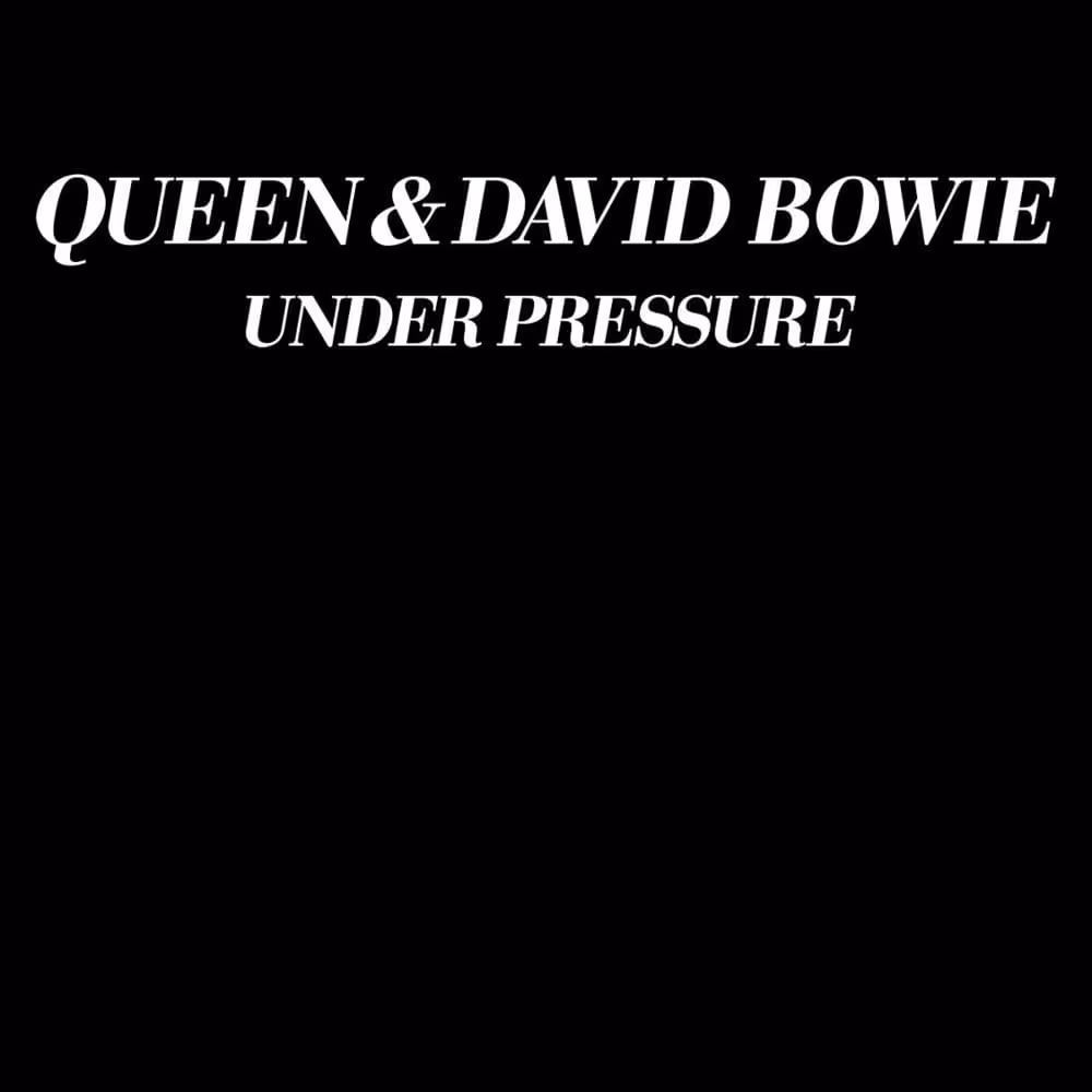 Album cover art for "Under Pressure" by Queen