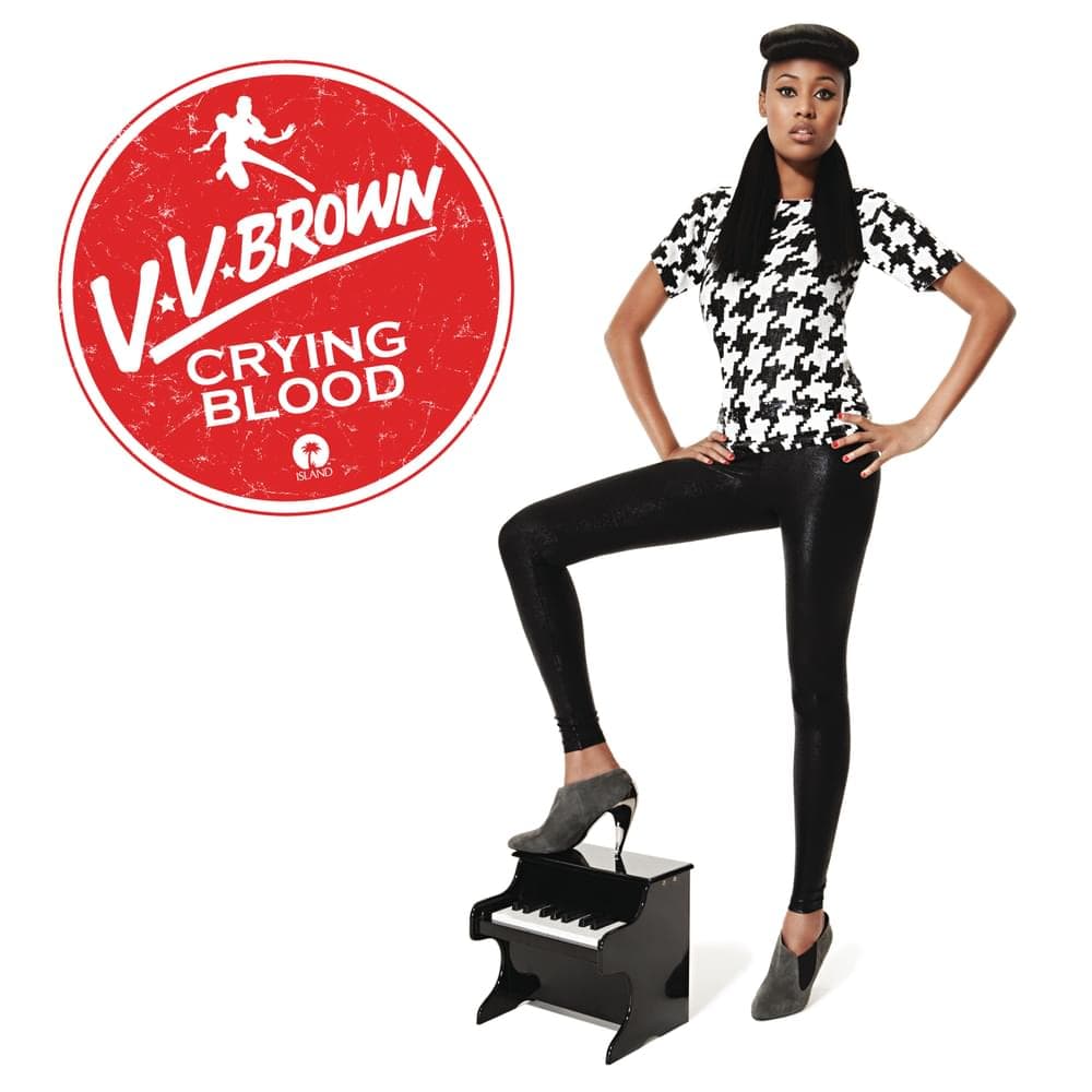 Album cover art for "Crying Blood" by V V Brown