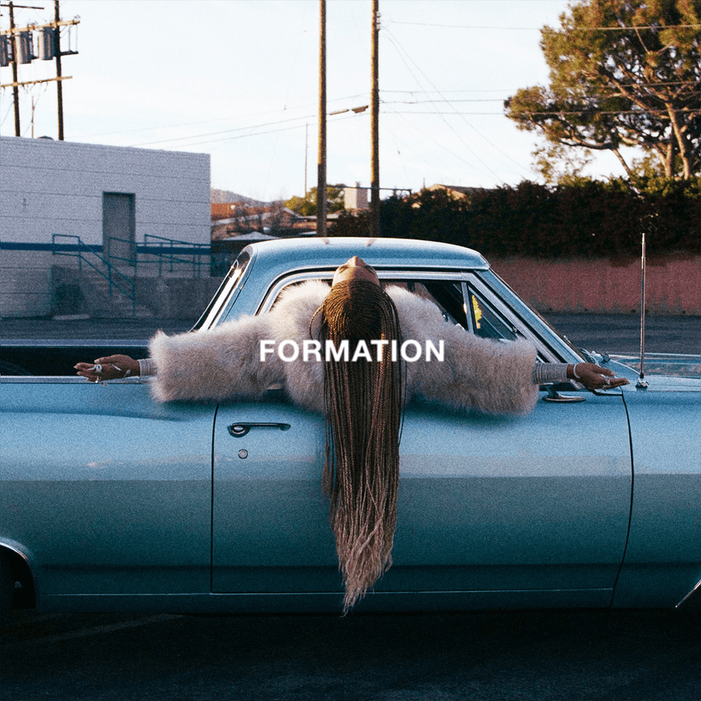 Album cover art for "Formation" by Beyoncé