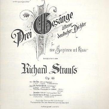 Drei Gesänge, Op. 43