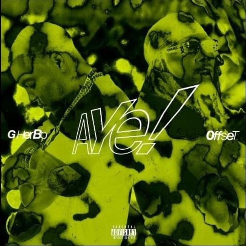 Album cover art for "Мир, упавший на колени (The world fell on its knees)" by G Herbo & Offset