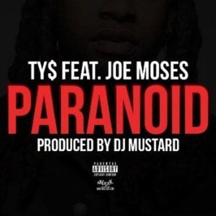 Album cover art for "Paranoid" by Mustard & Joe Moses