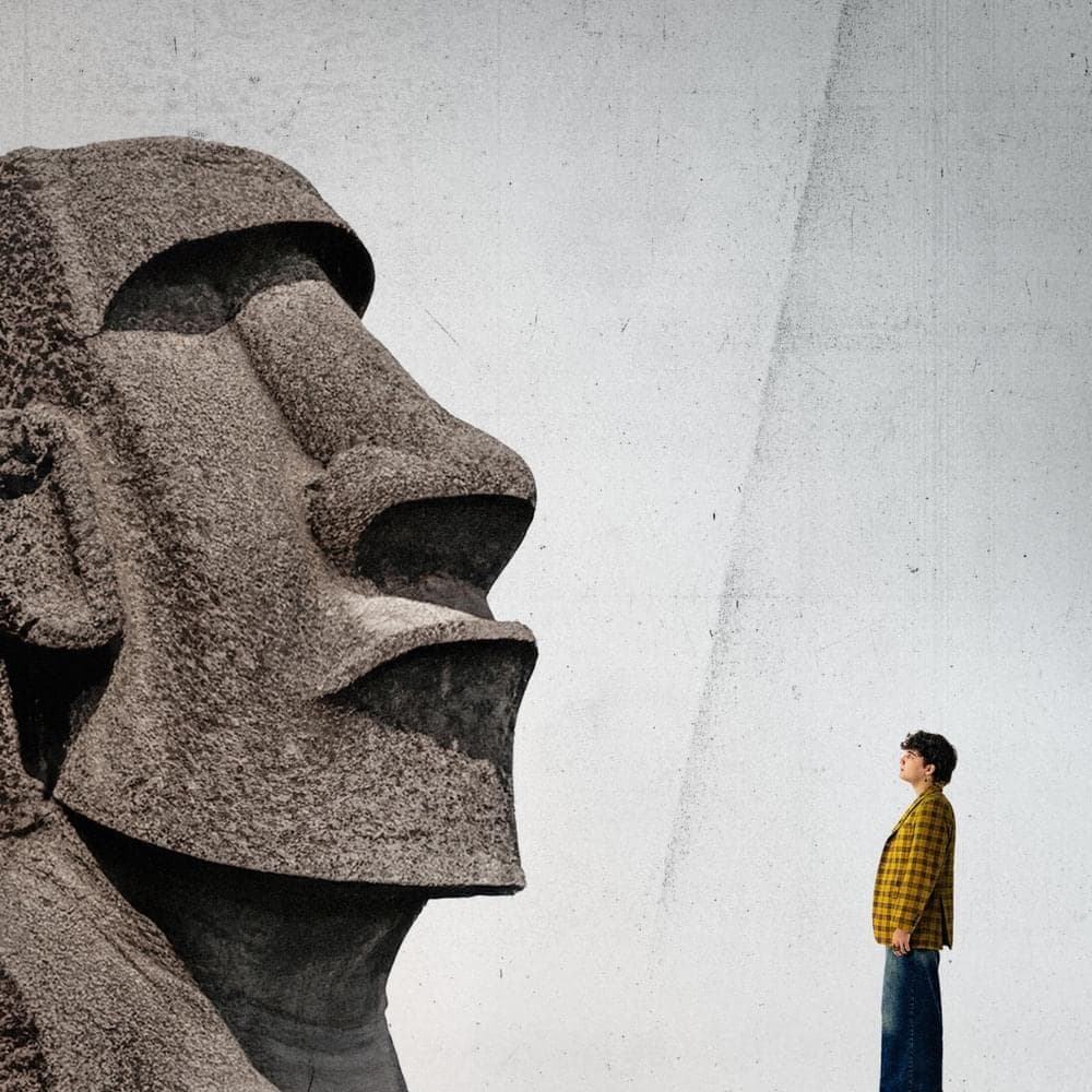 Album cover art for "Moai" by V?k (Singer)