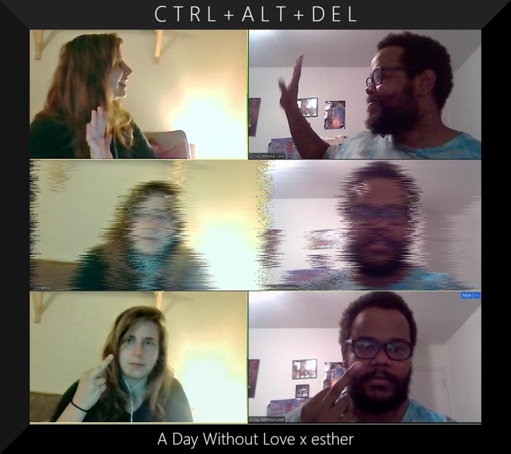 Album cover art for "CTRL+ ALT+ DEL" by A Day Without Love & Esther