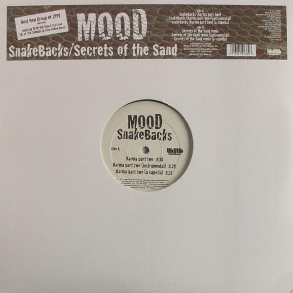 Snakebacks (Karma Part Two) / Secrets of the Sand (Remix) (Blunt Recordings 1999 12")