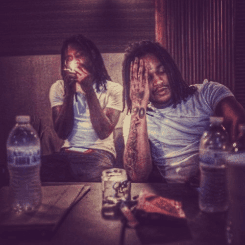 Album cover art for "leanin' (remix)" by e_2bloody