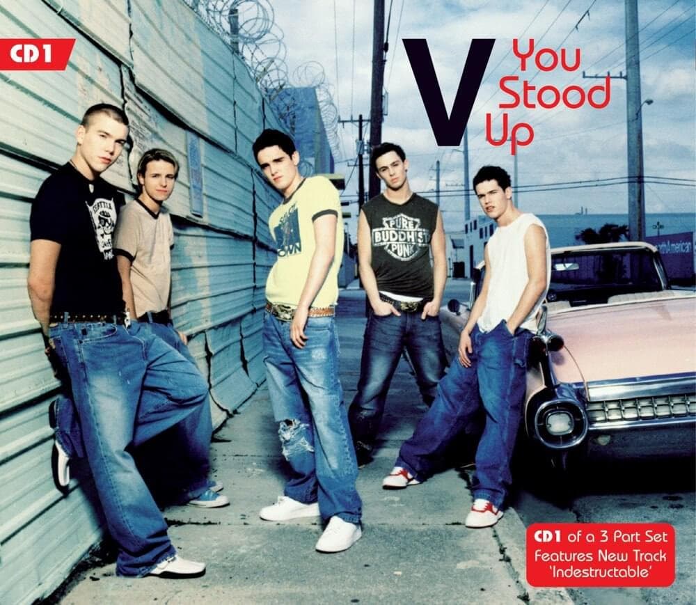 Album cover art for "You Stood Up" by V (Boy Band)