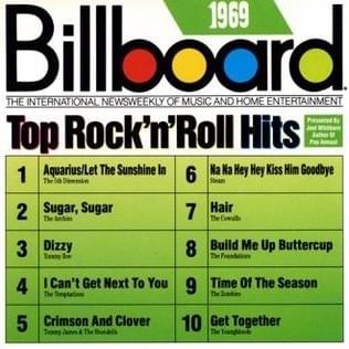 Billboard Top Rock’n’Roll Hits: 1969