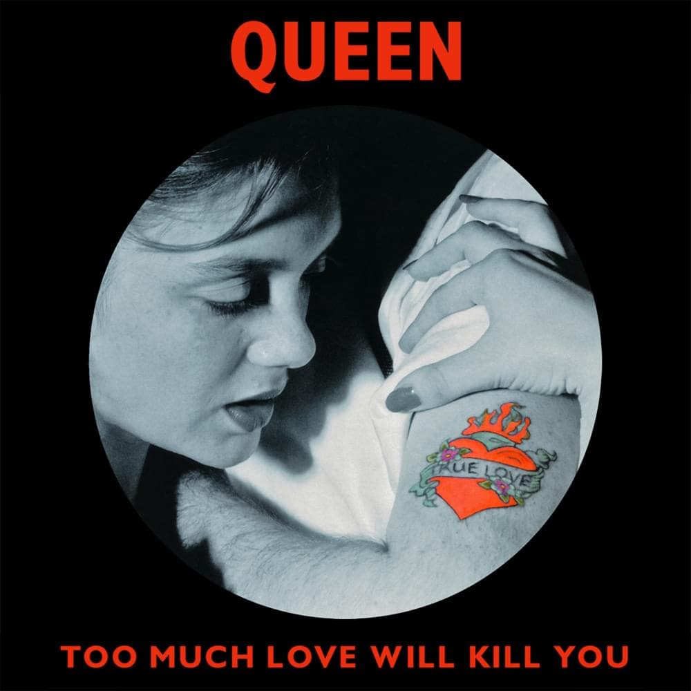 Album cover art for "Too Much Love Will Kill You" by Queen