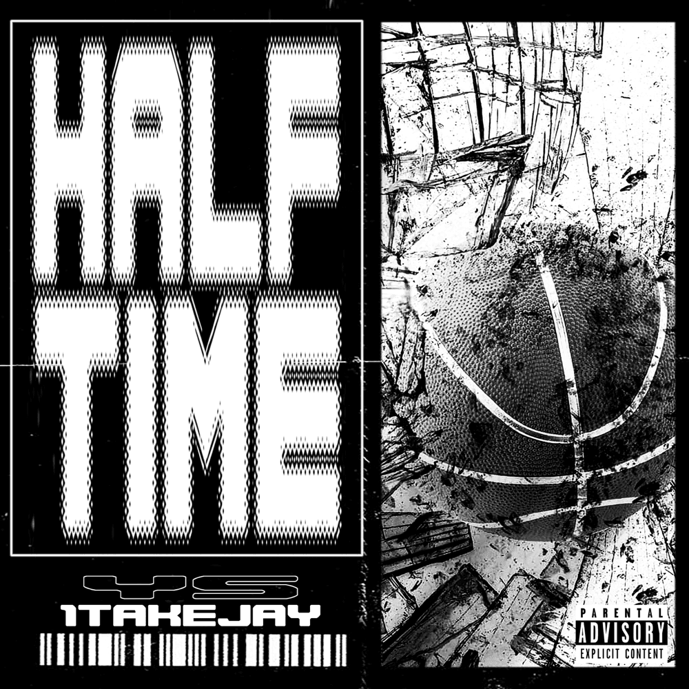 Album cover art for "Halftime" by R Baron Group & Trap-A-Holics & 1TakeJay