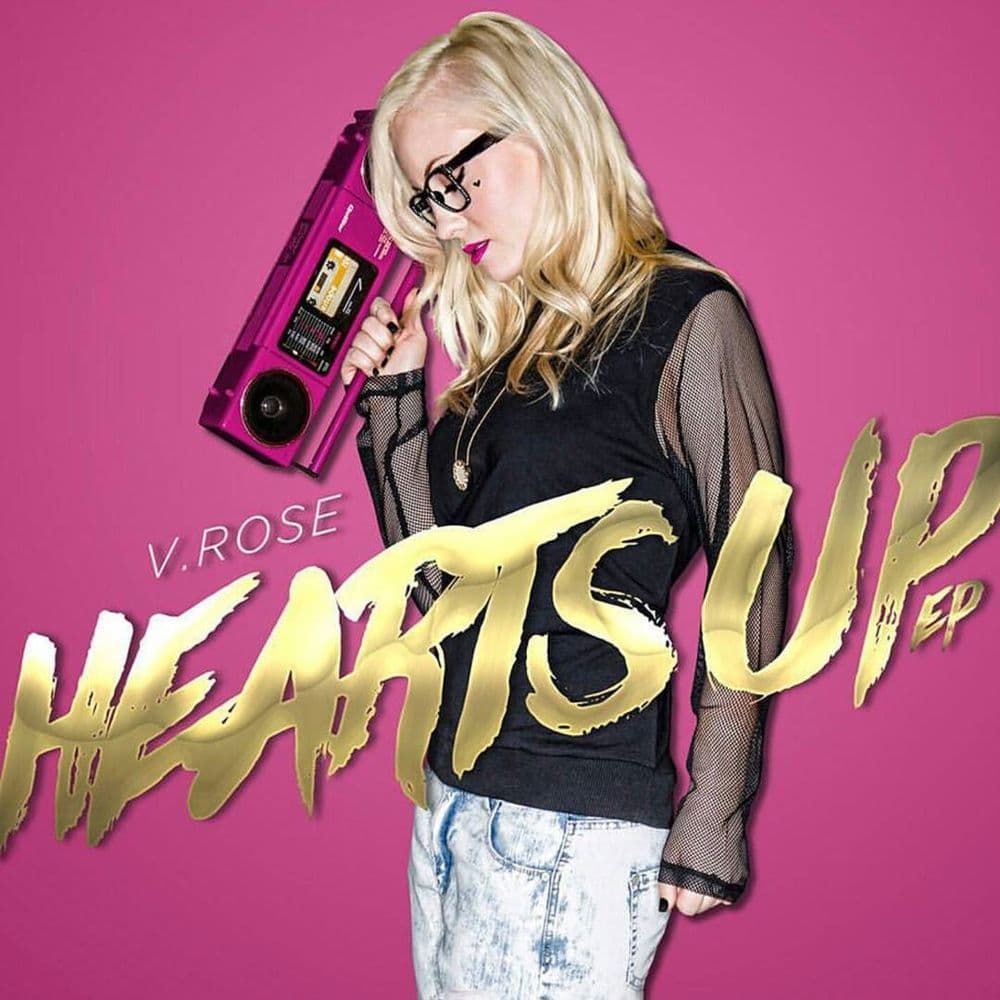 Album cover art for "Love Shaped Heart" by V. Rose