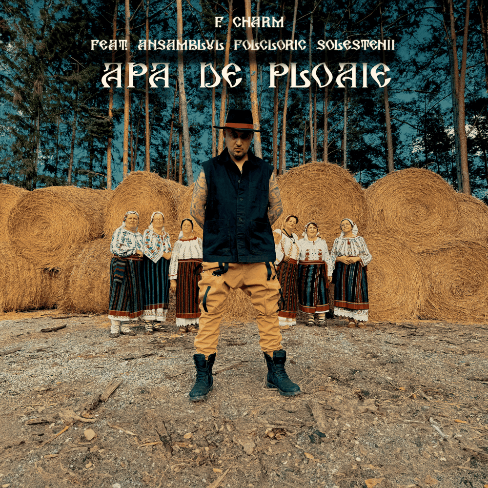 Album cover art for "Apă de ploaie" by F.Charm & Ansamblul Folcloric „Soleștenii”
