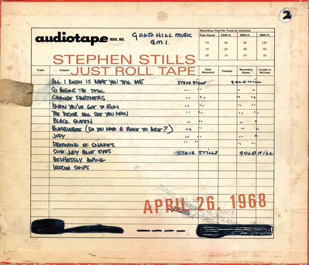 Just Roll Tape: April 26, 1968