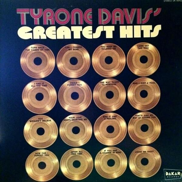 Tyrone Davis’ Greatest Hits