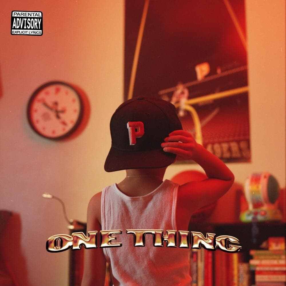 Album cover art for "One Thing" by P-LO
