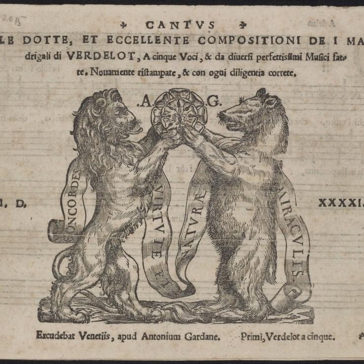 Il primo libro de madrigali