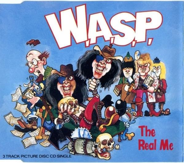 Album cover art for "The Real Me" by W.A.S.P.