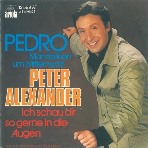 Pedro (Mandolinen um Mitternacht) (Single)
