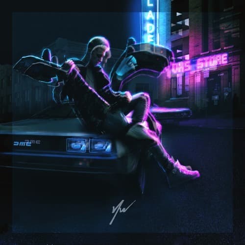 Album cover art for "DeLorean" by Y.White