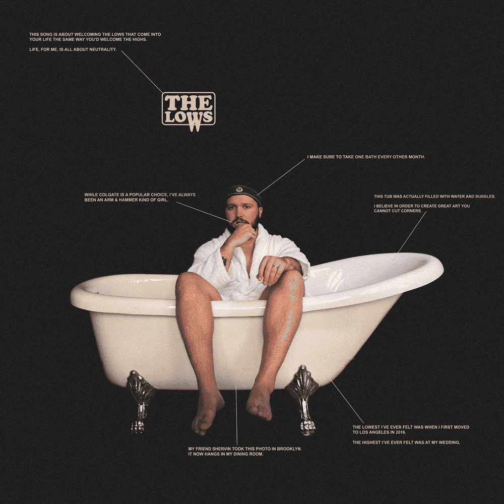 Album cover art for "The Lows" by Quinn XCII