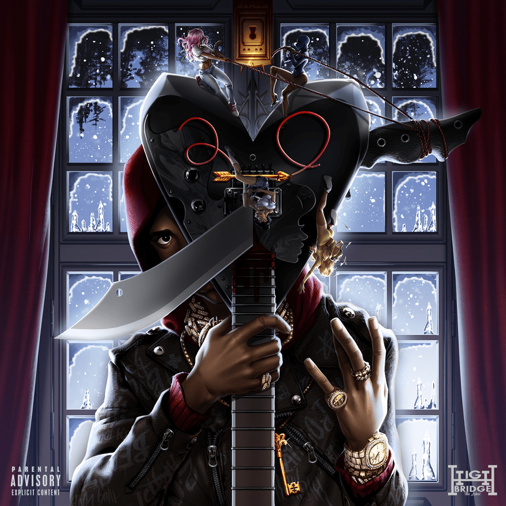 Album cover art for "Numbers" by A Boogie wit da Hoodie & London on da Track & Gunna & Roddy Ricch