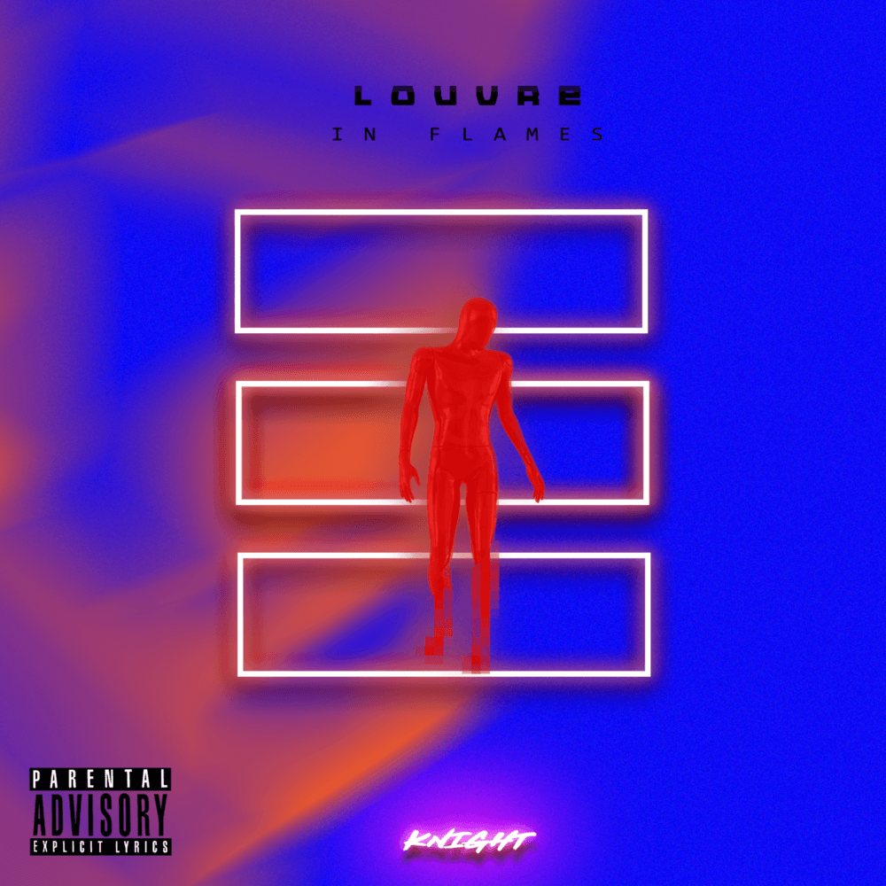 Album cover art for "Louvre In Flames" by Alex Knight