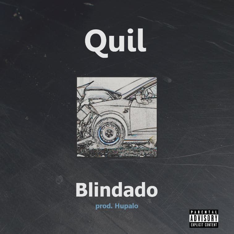 Album cover art for "Blindado" by o Quil