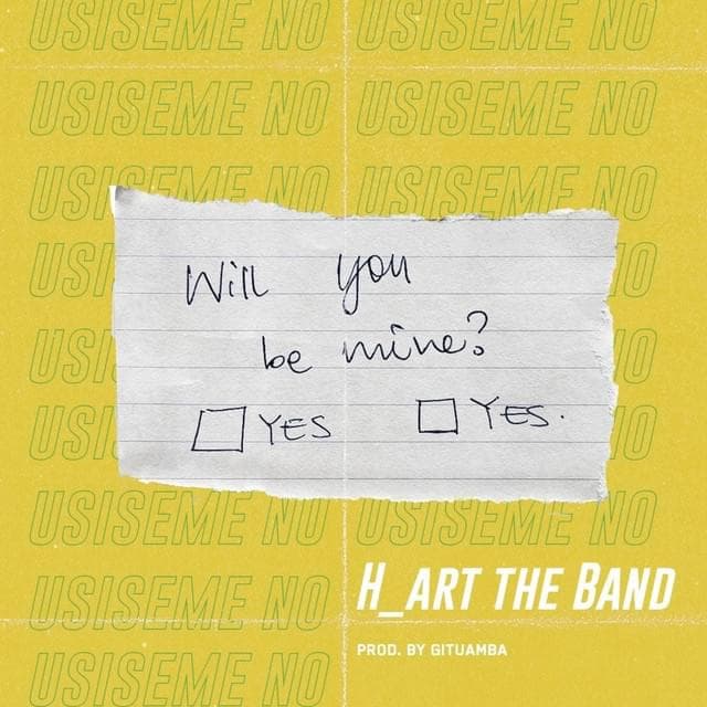 Album cover art for "Usiseme No" by H_art the Band