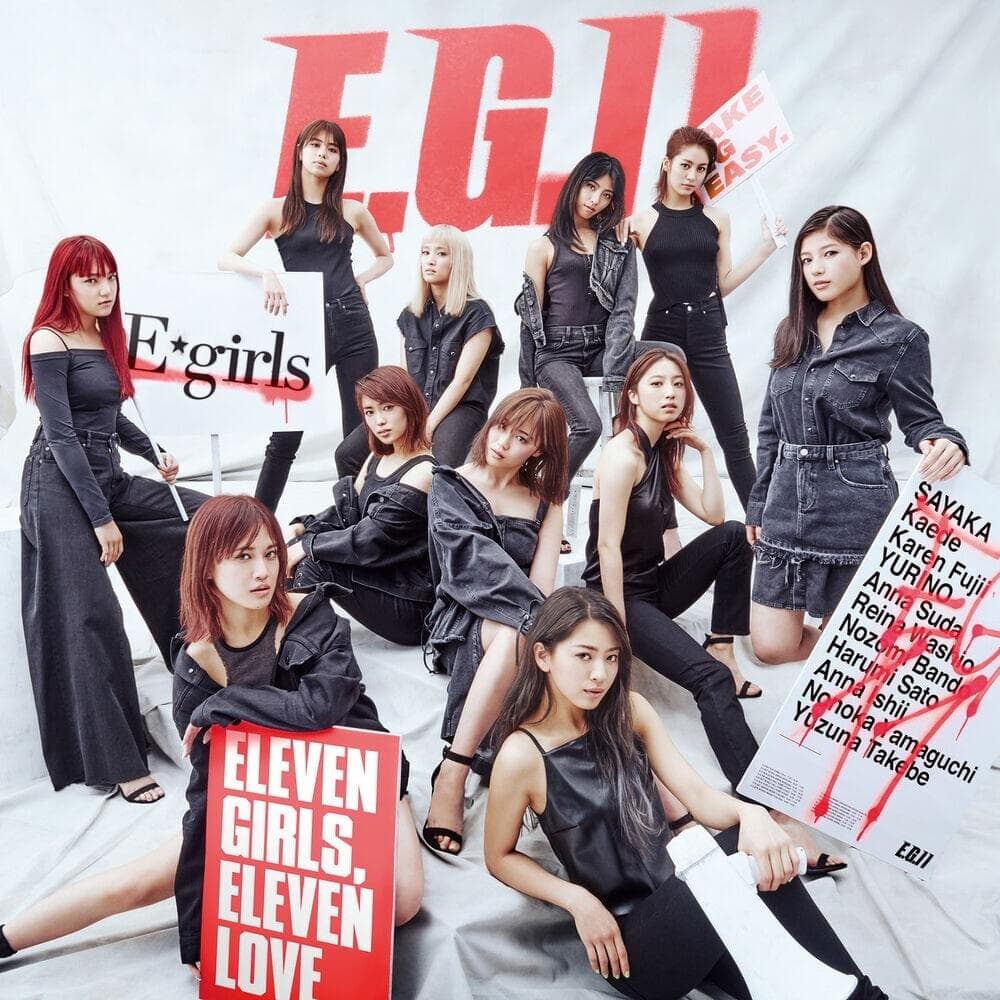 Album cover art for "Show Time" by E-girls