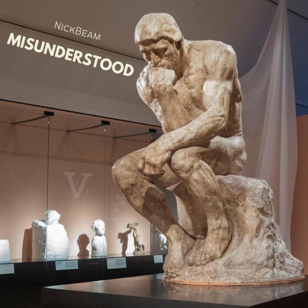 Album cover art for "Misunderstood" by V-Let