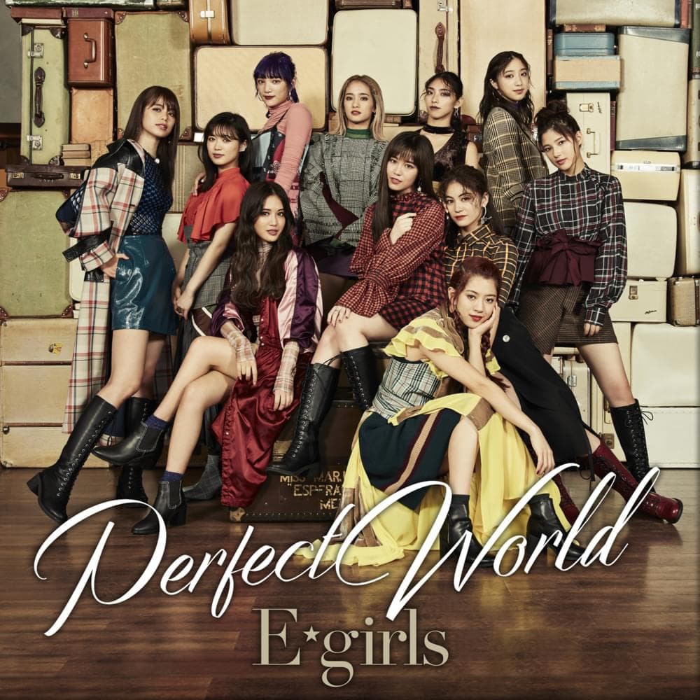 Album cover art for "Perfect World" by E-girls