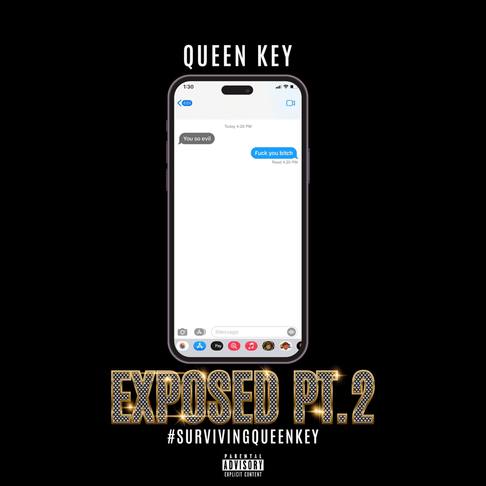 Album cover art for "Exposed Pt 2" by Queen Key