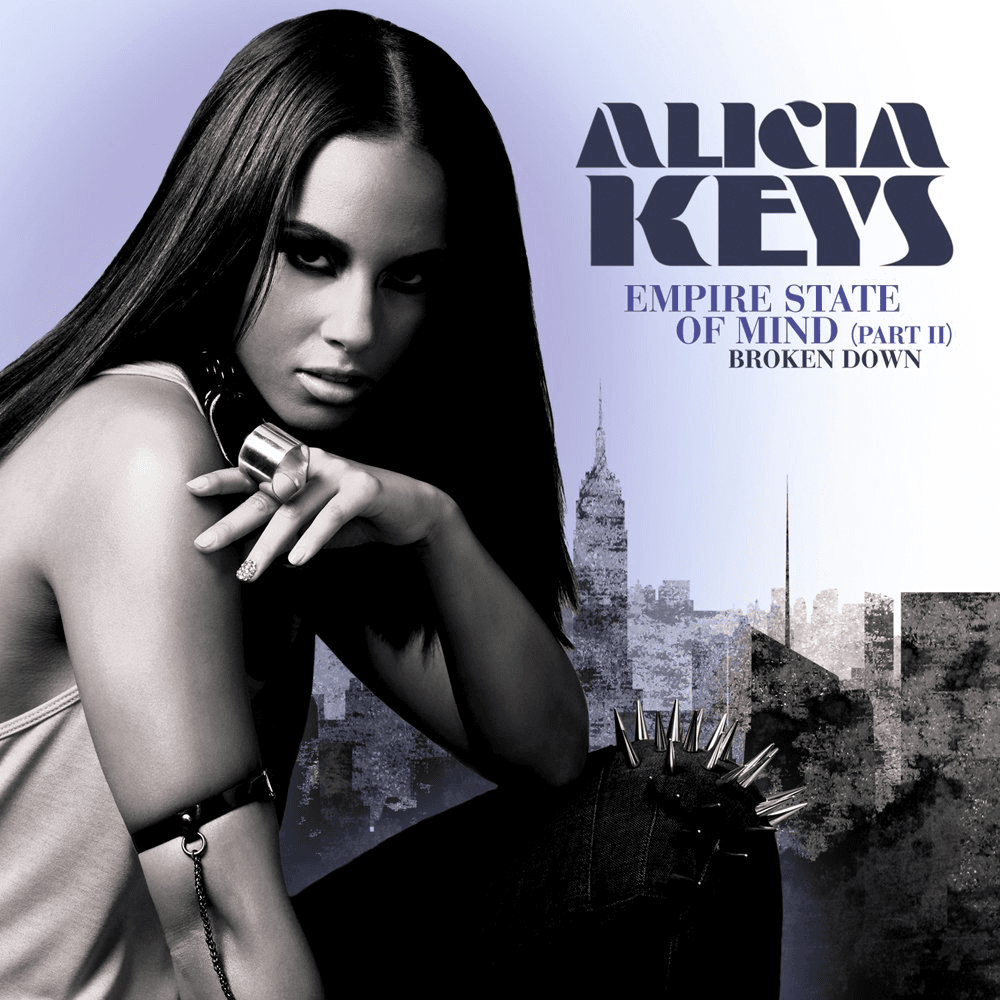 Album cover art for "Empire State of Mind, Part II (Broken Down)" by Alicia Keys