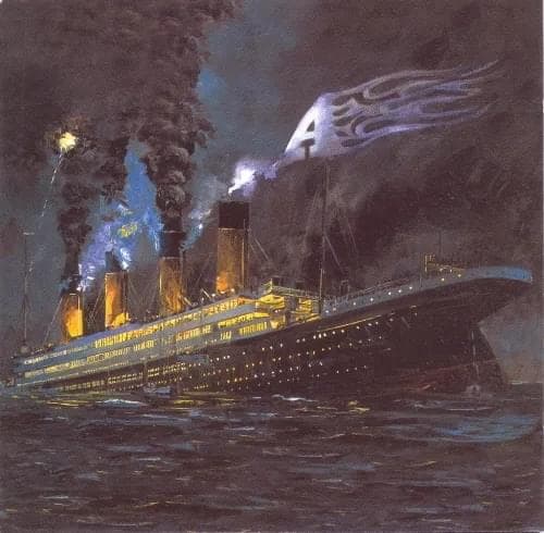 Album cover art for "Foghorn" by A (The Band)