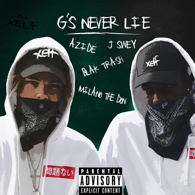 Album cover art for "G's Never Lie" by J Swey & Milano The Don & Blak Trash