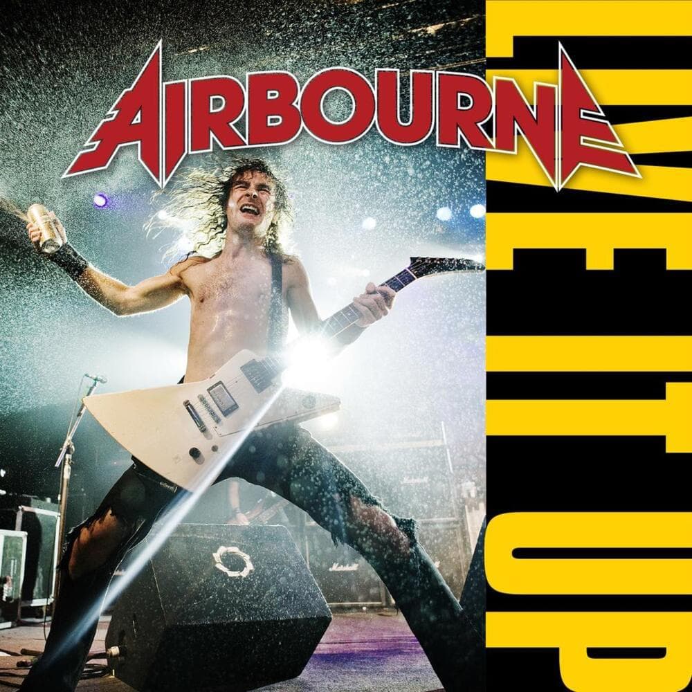 Album cover art for "Live It Up" by Airbourne