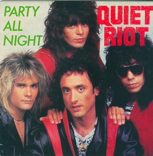 Album cover art for "Party All Night" by Quiet Riot