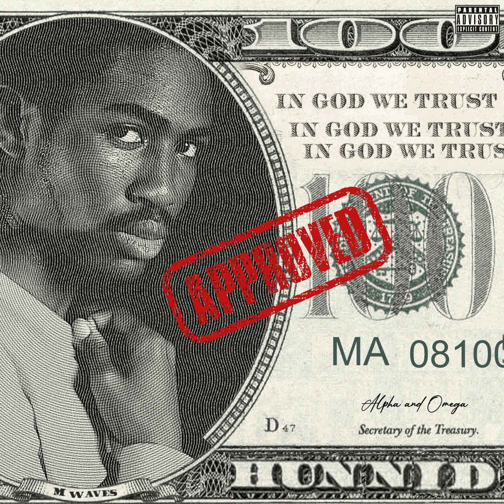 Album cover art for "Hunnid" by M Waves