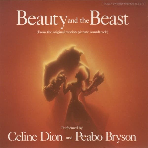 Album cover art for "Beauty and the Beast" by Céline Dion