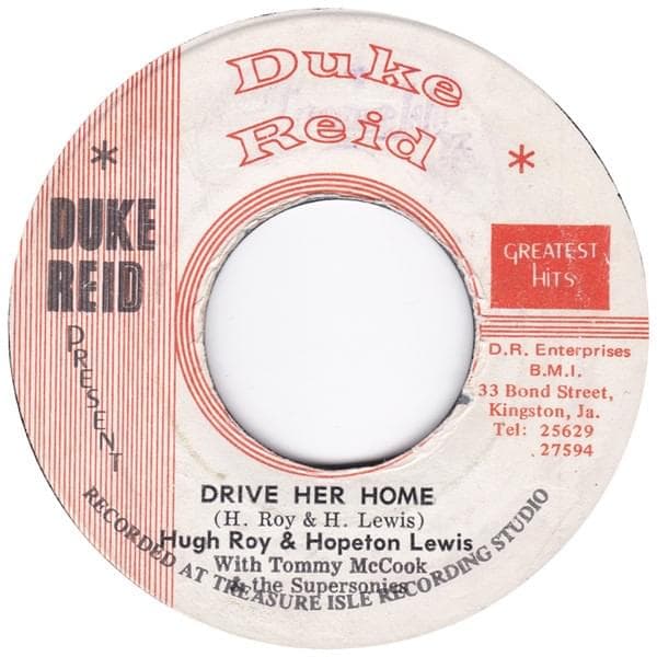 Album cover art for "Drive Her Home" by U-Roy