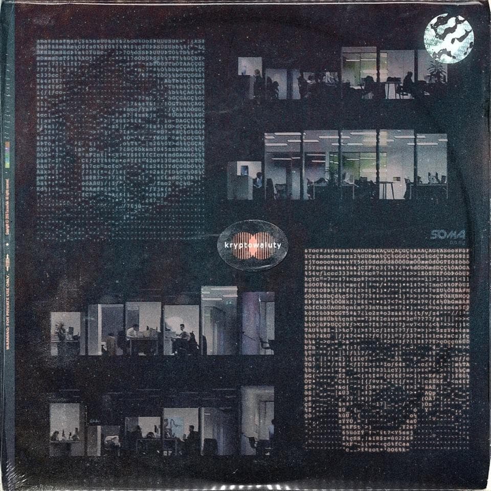 Album cover art for "Kryptowaluty" by Quebonafide