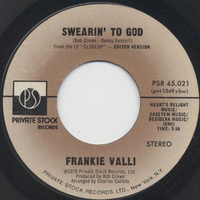 Album cover art for "Swearin' To God" by Frankie Valli & Patti Austin